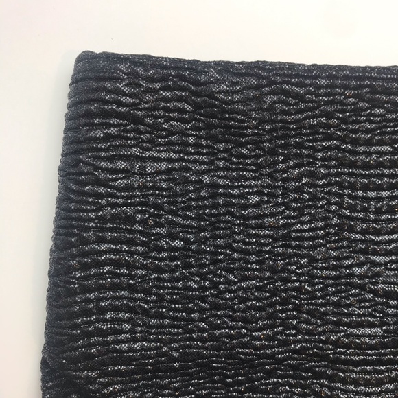 BCBG Bodycon mini Skirt metallic black D - Picture 5 of 6